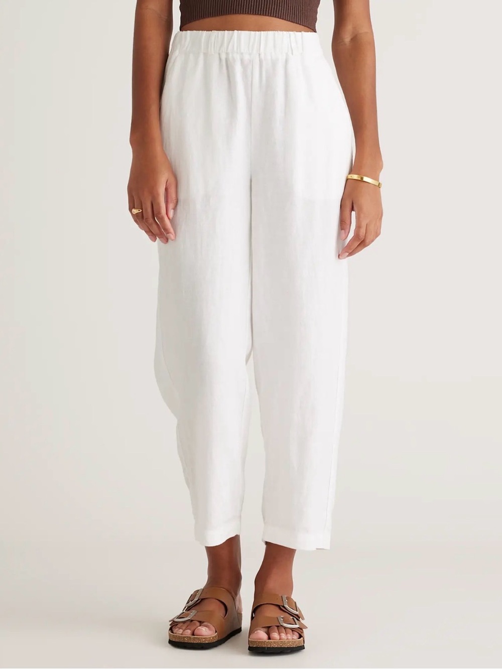 NWT Quince European Linen Pants Size L